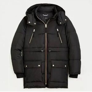 J. Crew Petite Chateau Puffer Jacket with PrimaLoft